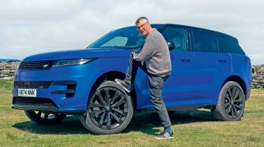 Range Rover Sport P550e Autobiography long-term - standing on tire